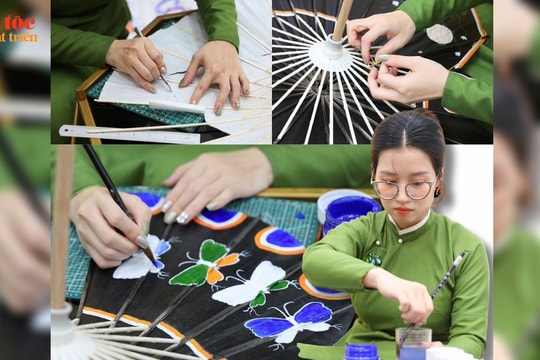 Hồi sinh “Lọng bướm” - Tinh hoa thủ công Việt Nam