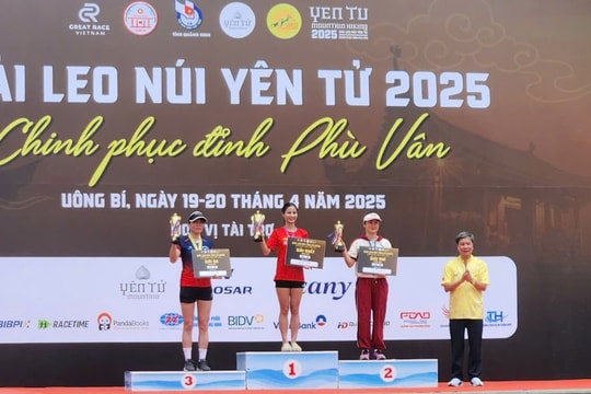 Giải leo núi Yên Tử 2025 - Kết nối thể thao, văn hóa và tâm linh