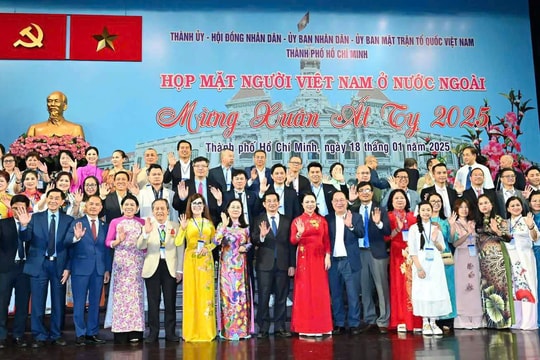 TP. Hồ Chí Minh sẽ vinh danh 50 kiều bào có nhiều đóng góp tích cực từ năm 1975 đến nay