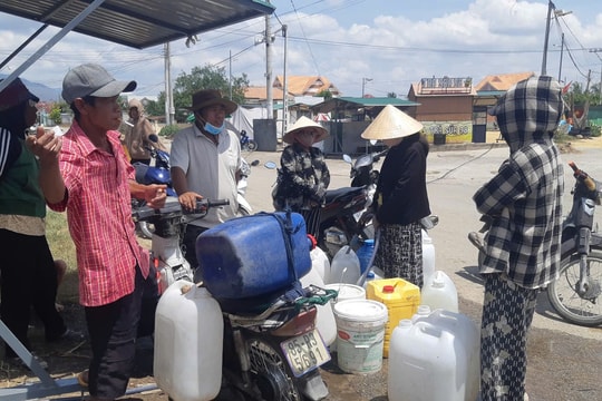 Ninh Thuận: Cấp bách tình trạng thiếu nước sinh hoạt