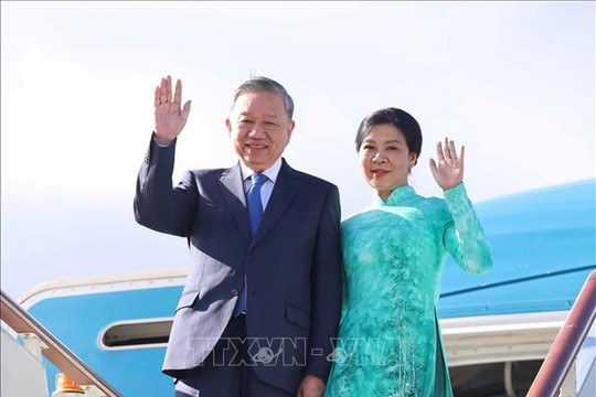 Tổng Bí thư Tô Lâm bắt đầu thăm chính thức Liên bang Nga và dự Lễ kỷ niệm 80 năm chiến thắng phát xít