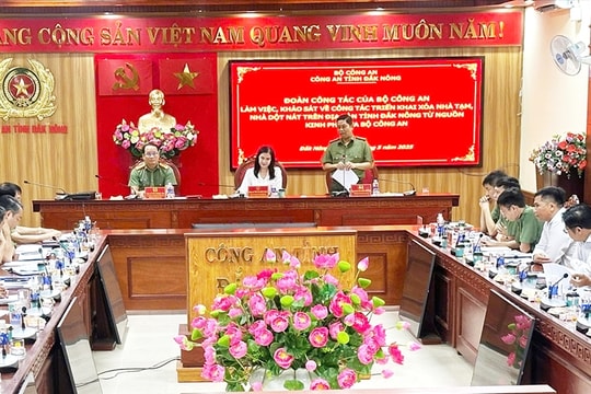 Đắk Nông: Bộ Công an hỗ trợ 500 căn nhà ở cho người nghèo