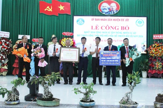 Xã vùng cao Tâm Thắng đạt chuẩn nông thôn mới kiểu mẫu về chuyển đổi số