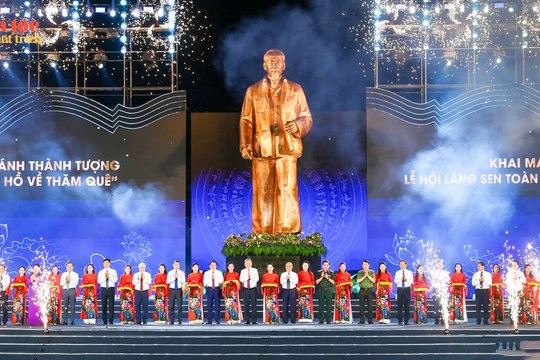 Lễ hội Làng Sen 2025 - “Tượng đài trong muôn triệu trái tim”