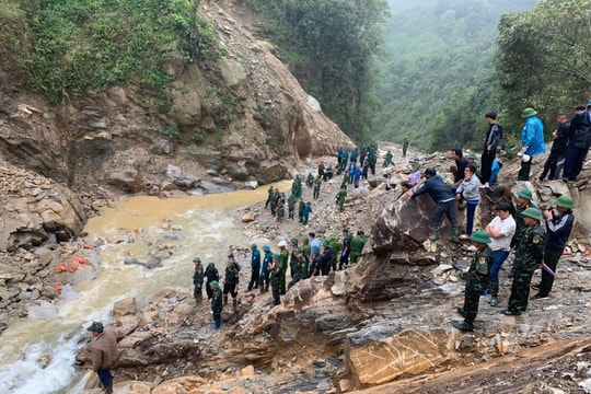 Đã tìm thấy thi thể 3 nạn nhân vụ sạt lở tại công trình thi công thủy điện trên địa bàn huyện Phong Thổ