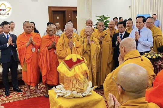 Chính phủ Ấn Độ đồng ý gia hạn thời gian trưng bày Xá lợi Đức Phật tại Việt Nam từ ngày 22/5 - 02/6/2025