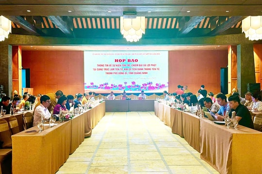 Quảng Ninh: Họp báo thông tin về Lễ cung rước và chiêm bái Xá lợi Phật tại Yên Tử