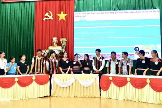 Phụ nữ Đức Cơ (Gia Lai) đẩy mạnh truyền thông bình đẳng giới