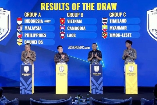 Việt Nam, Lào, Campuchia chung bảng đấu tại Giải U23 Đông Nam Á 2025
