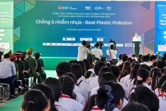 Lễ mít tinh hưởng ứng Ngày Môi trường Thế giới 2025