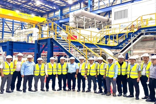Tổng công ty Lắp máy Việt Nam-CTCP: Đốt lửa lần đầu thành công Nhà máy Điện Nhơn Trạch 4