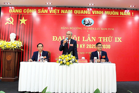Đại hội Đảng bộ Công ty Điện lực Kon Tum khóa IX