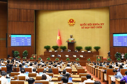 Quốc hội bổ sung nội dung công tác tổ chức, nhân sự thuộc thẩm quyền vào Kỳ họp thứ 9
