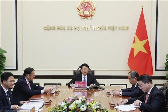 Chủ tịch nước Lương Cường điện đàm với tân Tổng thống Hàn Quốc Lee Jae Myung