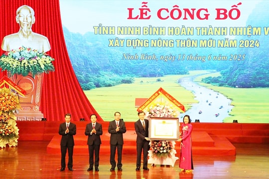 Ninh Bình hoàn thành nhiệm vụ xây dựng nông thôn mới
