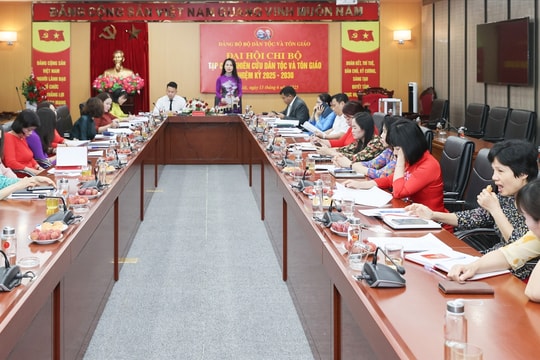 Đại hội Chi bộ Tạp chí Nghiên cứu Dân tộc và Tôn giáo