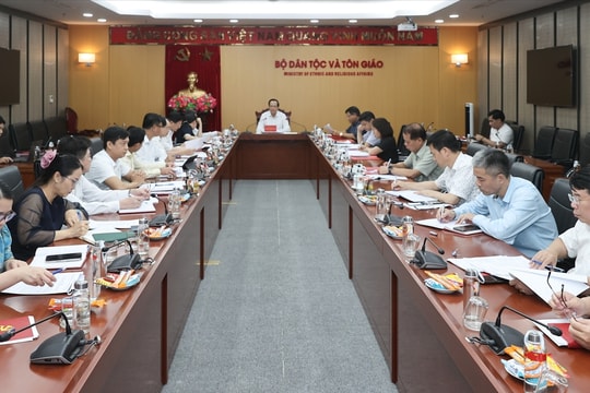 Đảng ủy Bộ Dân tộc và Tôn giáo hoàn thiện quy chế làm việc, phân công nhiệm vụ
