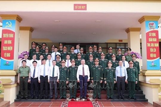 Tổng Bí thư Tô Lâm: Xây dựng Quân đoàn 12 là lực lượng cơ động chiến lược của Quân đội