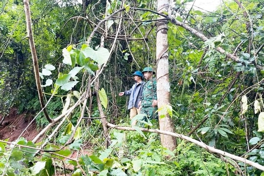 Sau lũ dữ, là nỗi lo sạt lở