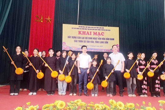 Khai mạc xây dựng Câu lạc bộ văn hóa dân gian ở Tân Văn