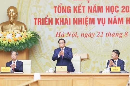 Thủ tướng Phạm Minh Chính dự Hội nghị tổng kết năm học 2024 - 2025, triển khai nhiệm vụ năm học 2025 - 2026