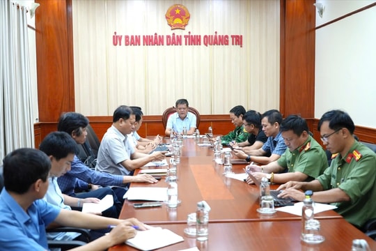 Quảng Trị: Họp nhanh để ứng phó với bão số 6