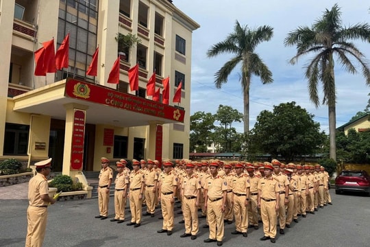 Hưng Yên: Tăng cường tuần tra, đảm bảo an toàn giao thông dịp cao điểm