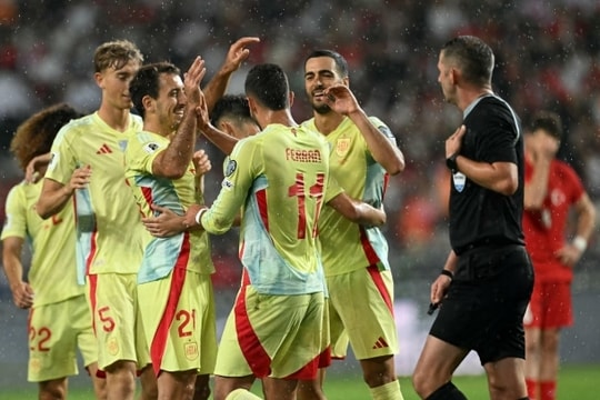 Tây Ban Nha thắng đậm Thổ Nhĩ Kỳ 6-0, khẳng định sức mạnh tại bảng E vòng loại World Cup 2026