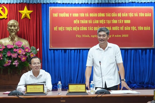 Tây Ninh cần bổ sung đủ nhân sự lĩnh vực dân tộc, tôn giáo trong vận hành chính quyền 2 cấp