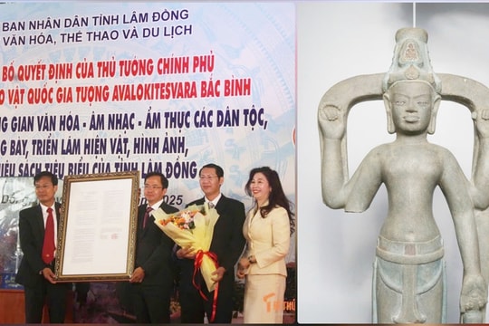 Công bố Bảo vật Quốc gia Tượng Avalokitesvara Bắc Bình tại Lâm Đồng