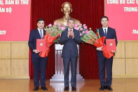 Thanh Hóa có hai tân Phó Bí thư Tỉnh ủy