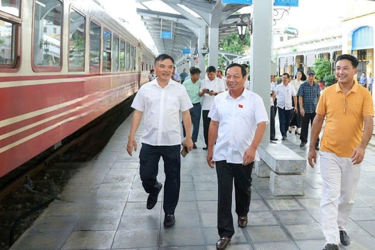 Hơn 300 cán bộ Hải Phòng sẽ đi làm việc hàng ngày bằng tàu hỏa