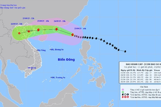 Nhiều khu vực ở Lào Cai dự báo có nguy cơ cao xảy ra lũ ống, lũ quét, sạt lở đất trong cơn bão Ragasa