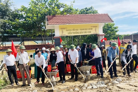 Quảng Trị: Khởi công xây dựng nhà cho hộ DTTS nghèo ở bản Rào Con