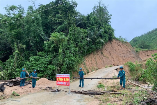 Các địa phương miền núi  Đà Nẵng chủ động ứng phó bão số 10
