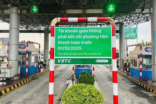 Lùi thời hạn chuyển đổi tài khoản giao thông đến hết ngày 31/12/2025