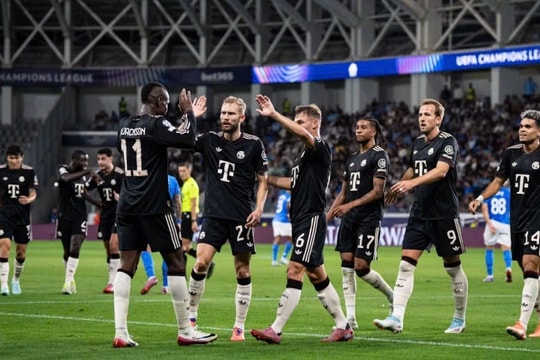 Champions League: Bayern Munich khẳng định sức mạnh khi thắng đậm 5-1 trước Pafos