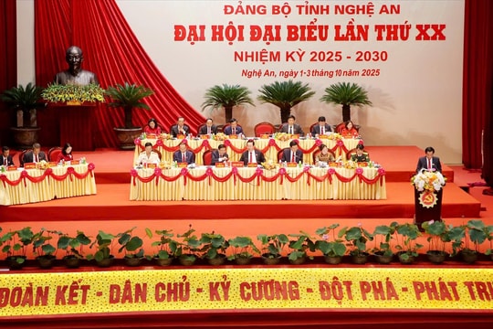 Đưa Nghệ An phát triển lên một tầm cao mới là “Lời hứa danh dự, là cam kết chính trị” từ Đại hội Đảng bộ tỉnh nhiệm kỳ 2025-2030
