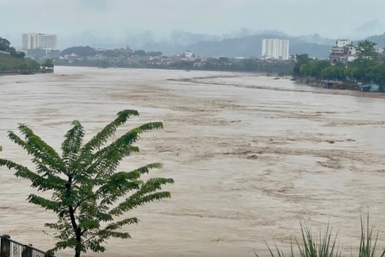 Cảnh báo khẩn cấp: lũ sông Hồng đã vượt mức báo động