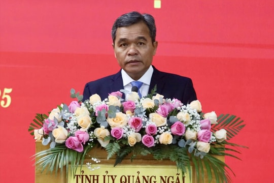Thứ trưởng Bộ Dân tộc và Tôn giáo Hồ Văn Niên làm Bí thư Tỉnh ủy Quảng Ngãi