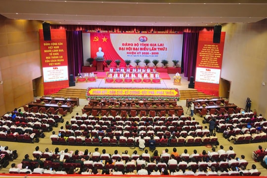 Khai mạc Đại hội đại biểu Đảng bộ tỉnh Gia Lai lần thứ I