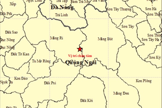 Quảng Ngãi: Động đất 4,9 độ, cán bộ xã xuống tất cả các thôn kiểm tra tình hình thiệt hại