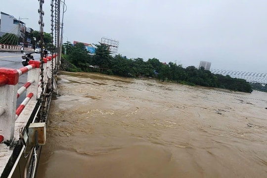 Cảnh báo nguy cơ xuất hiện lũ đặc biệt lớn các sông khu vực Bắc Bộ