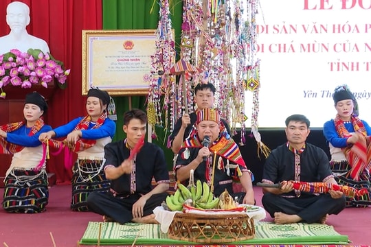 Lễ hội Chá Mùn được công nhận là Di sản văn hóa phi vật thể quốc gia