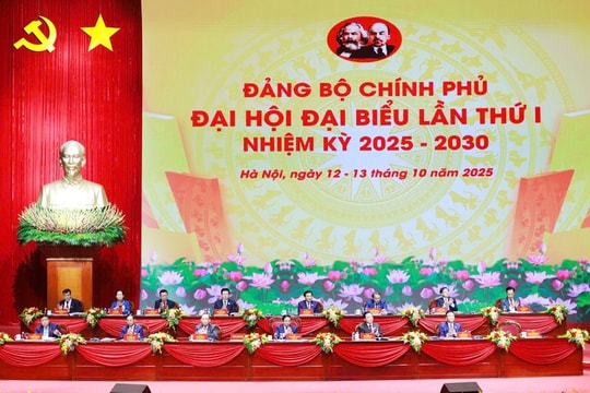 Đại hội Đảng bộ Chính phủ lần thứ I tiến hành phiên trù bị