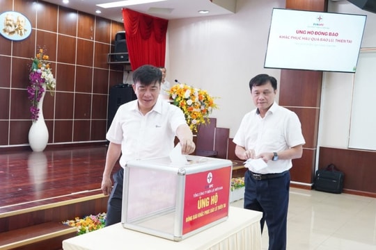 EVNSPC chung tay ủng hộ đồng bào miền Bắc bị thiệt hại do bão lũ, thiên tai