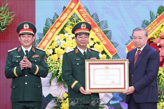 Tổng Bí thư Tô Lâm: Chăm lo xây dựng Lực lượng vũ trang Quân khu 1 vững mạnh toàn diện