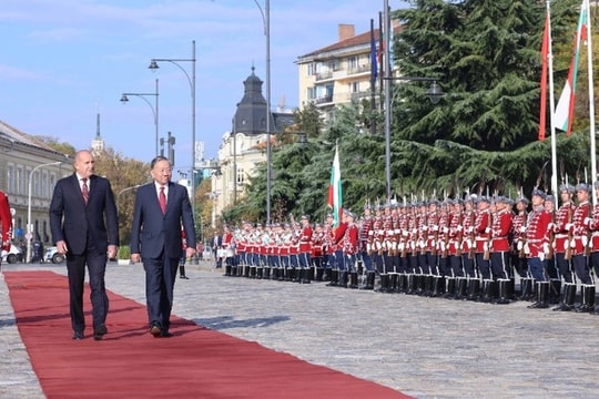 Lễ đón Tổng Bí thư Tô Lâm và Phu nhân thăm chính thức Cộng hòa Bulgaria