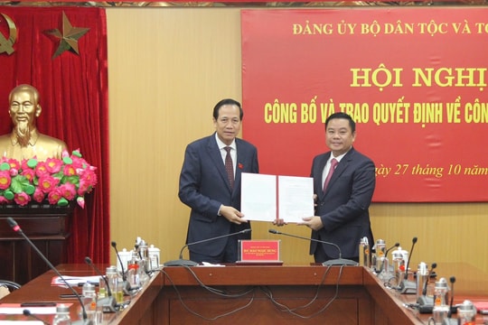 Bộ trưởng Đào Ngọc Dung: Việc lựa chọn lãnh đạo Văn phòng Đảng ủy Bộ phải đúng người, đúng việc