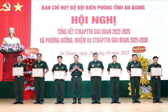 Tuổi trẻ BĐBP An Giang góp phần xây dựng biên giới vững mạnh